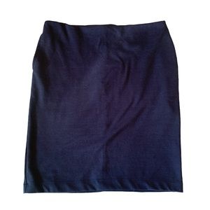 Merona Navy Blue Stretchy Mini Skirt With Pockets Size 4